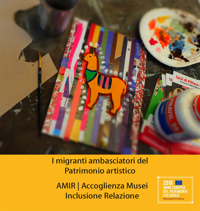 CREA CON                          AMIR Laboratorio di pittura per realizzare il                          tuo tessuto peruviano