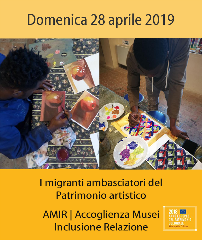 Proseguono gli incontri con il progetto AMIR - Laboratorio “Messaggi africani in arte”