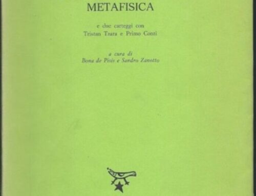 F. de Pisis – Futurism Dadaism Metaphysics (and two correspondences with Tristan Tzara and Primo Conti)