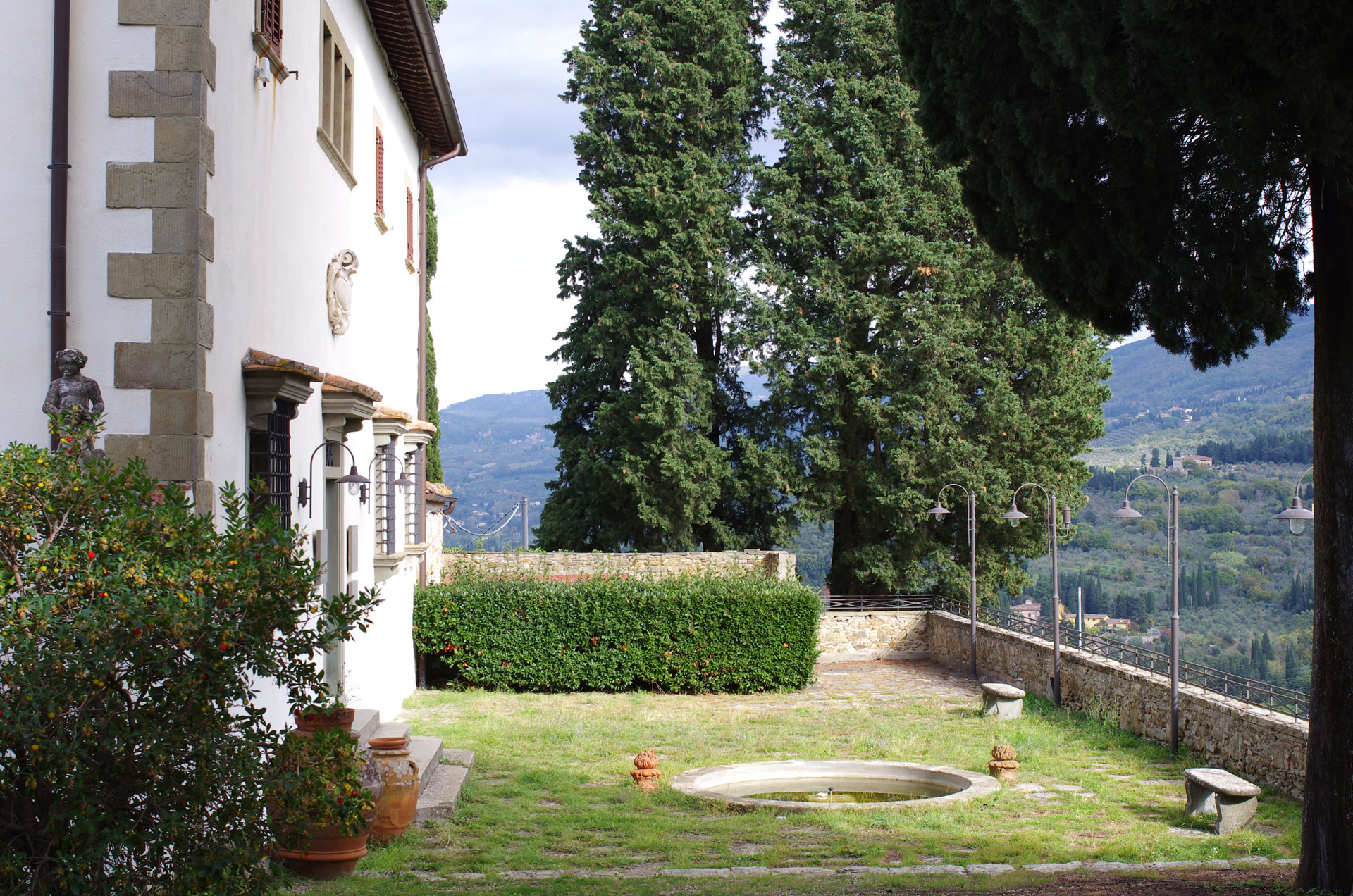 Veduta di Villa le Coste a Fiesole