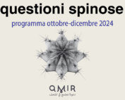 PROGETTO AMIR-QUESTIONI SPINOSE. PROGRAMMA OTTOBRE-DICEMBRE 2024